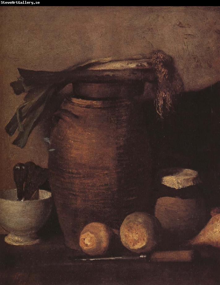 Jean Francois Millet Still life with shallot